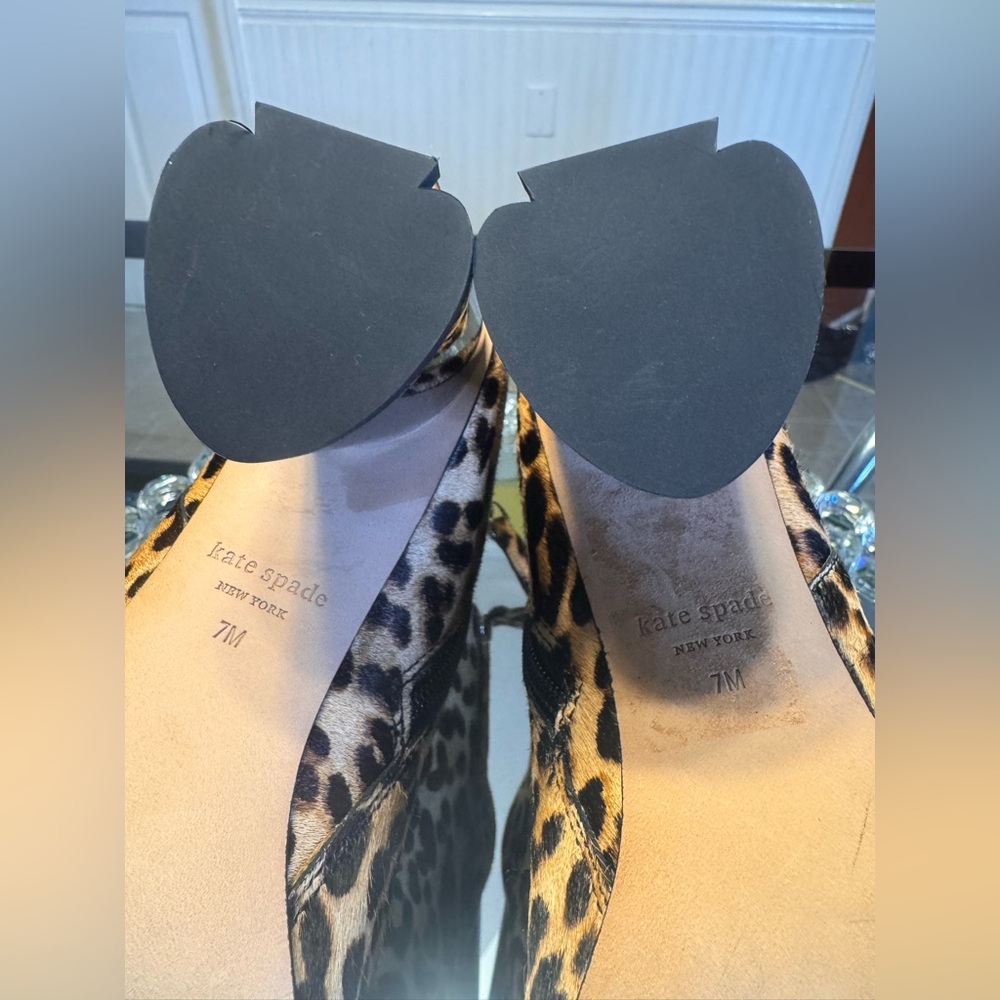 NWOTB Kate Spade Leopard Print Haircalf Rudy Boots, US 7 M - Picture 13 of 13